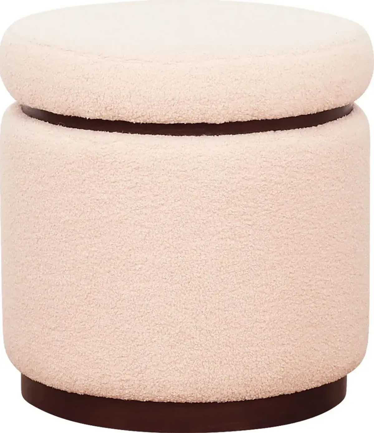 Kids Charleston Blush Storage Ottoman