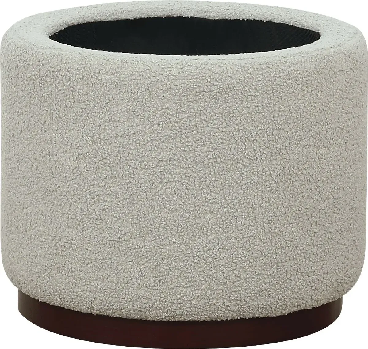Kids Charleston Light Gray Storage Ottoman