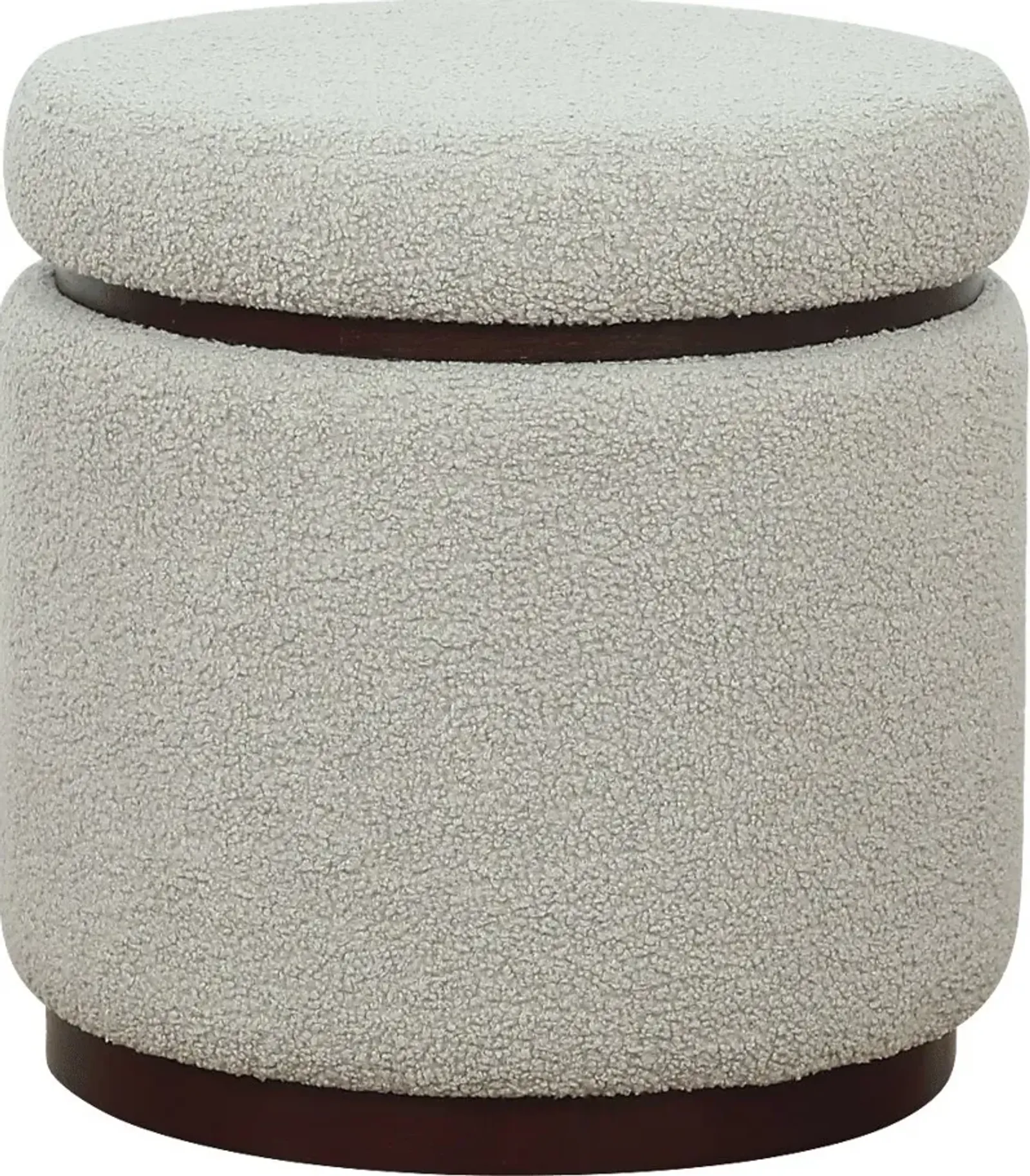 Kids Charleston Light Gray Storage Ottoman