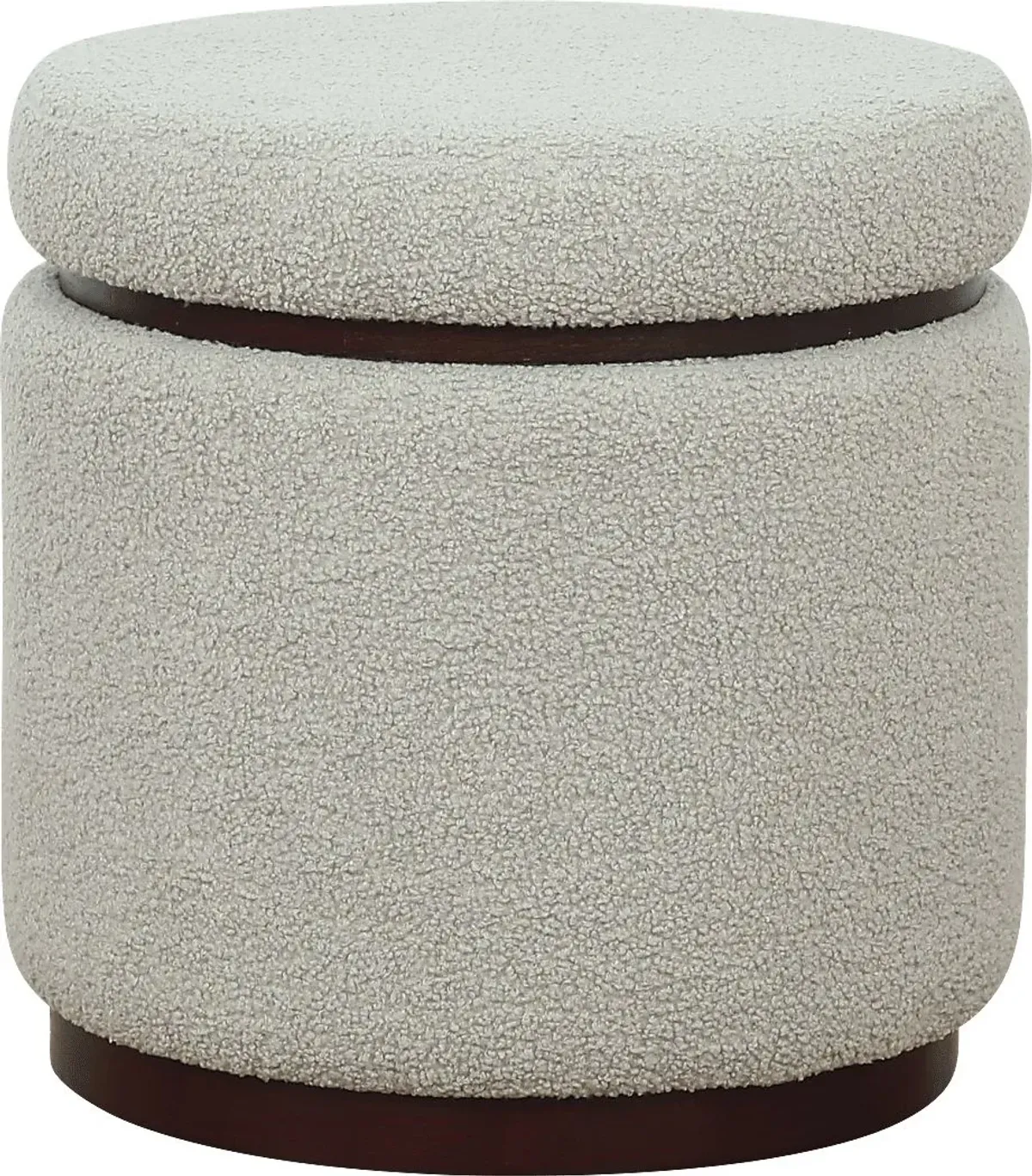 Kids Charleston Light Gray Storage Ottoman