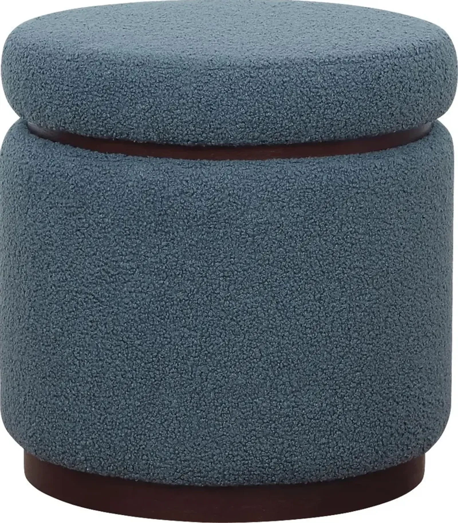 Kids Charleston Blue Storage Ottoman