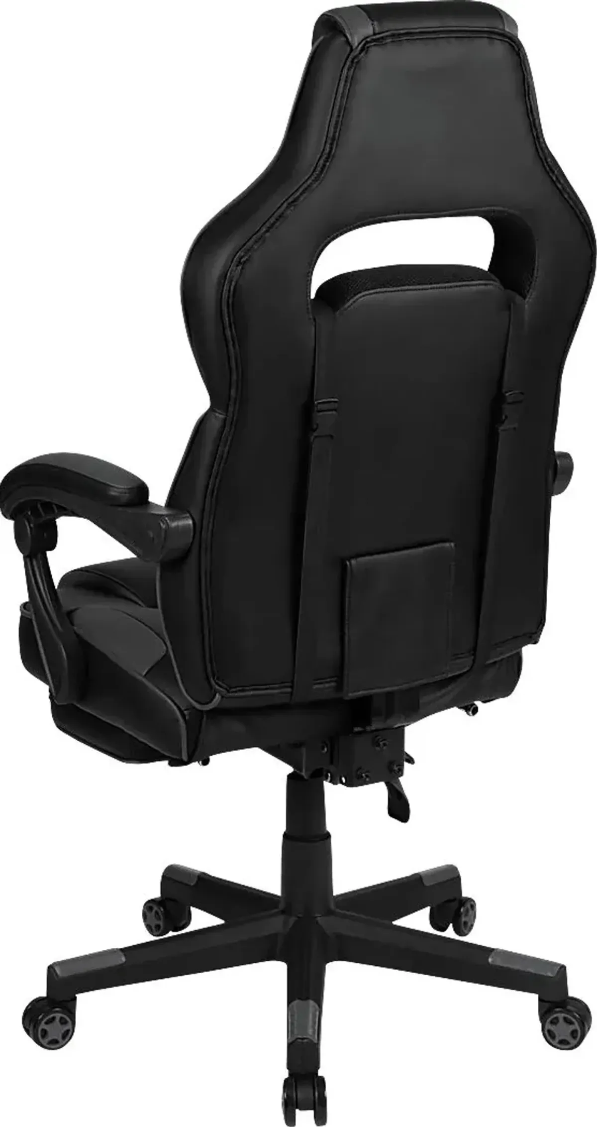 Exfor Gray Ergonomic PC Gaming Chair with Footrest