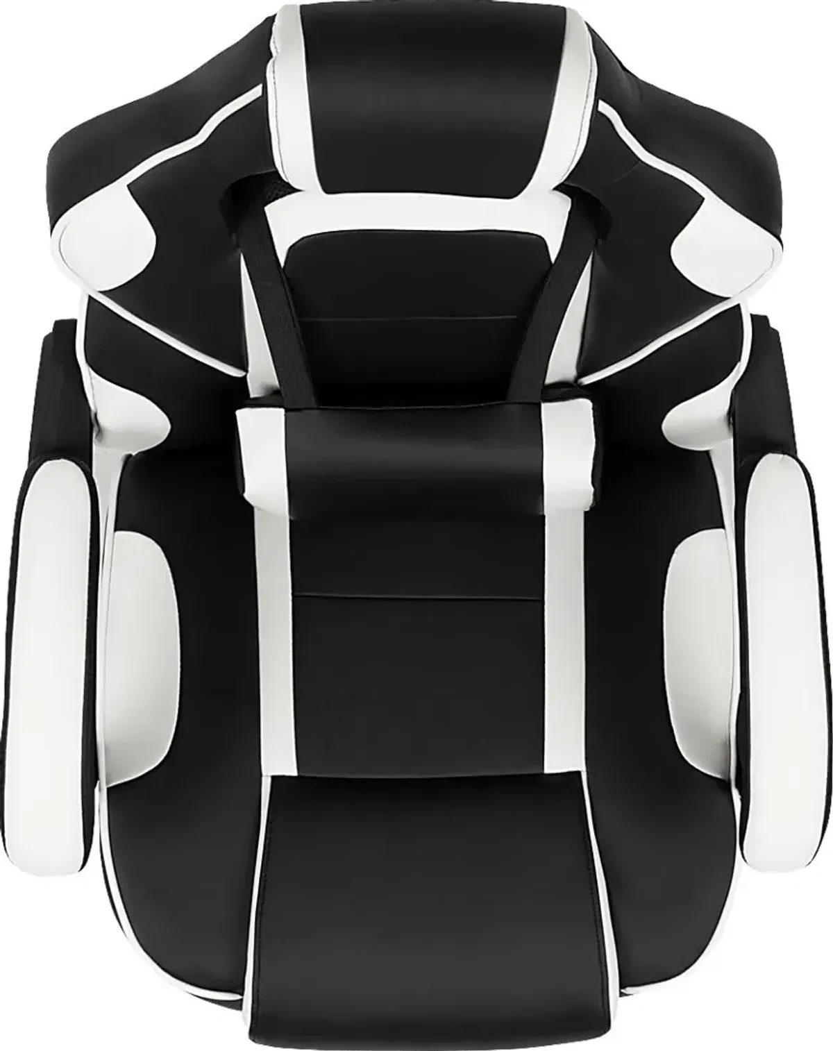 Exfor White Ergonomic PC Gaming Chair with Footrest