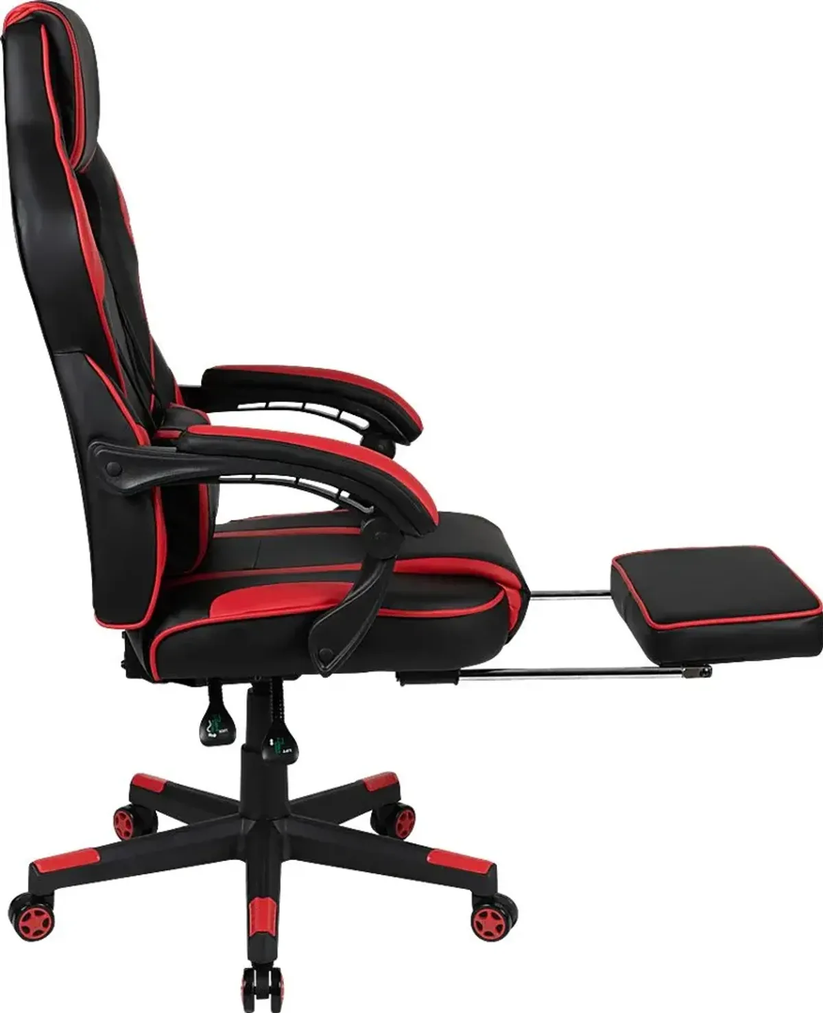 Exfor Red Ergonomic PC Gaming Chair with Footrest