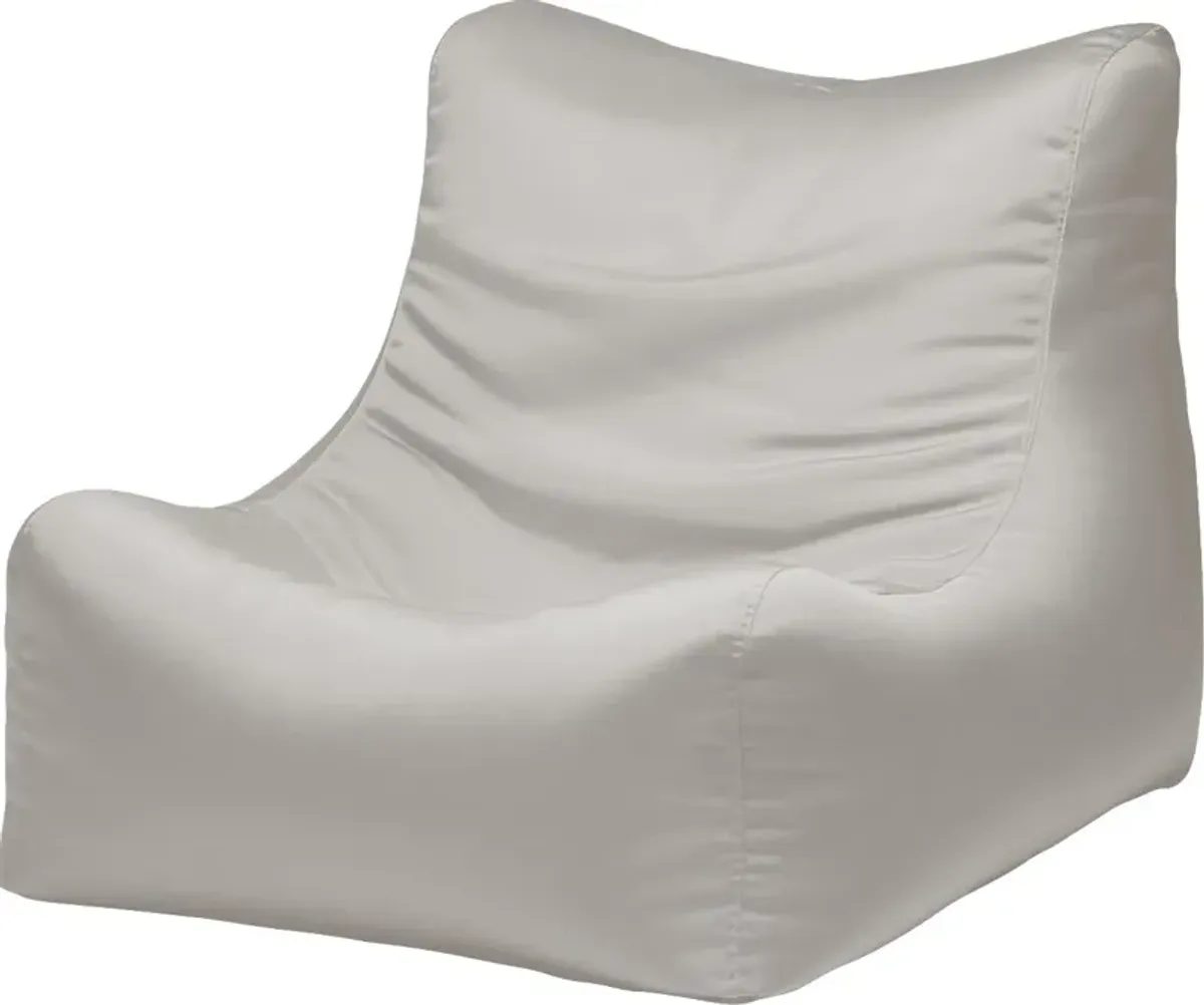 Kids Chatty Garden White Indoor/Outdoor Bean Bag Chair