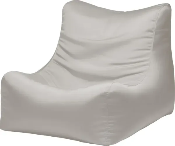 Kids Chatty Garden White Indoor/Outdoor Bean Bag Chair