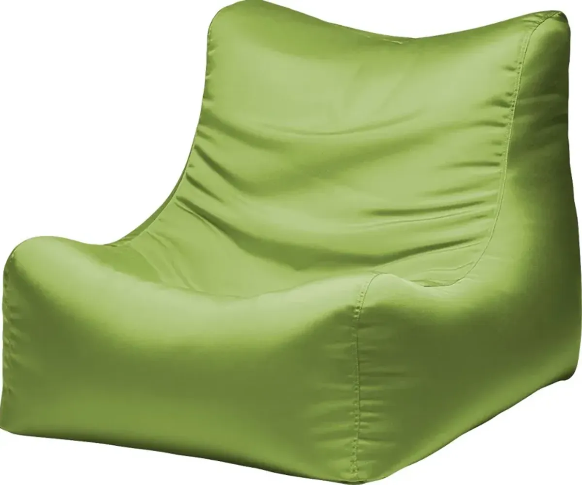 Kids Chatty Garden Green Indoor/Outdoor Bean Bag Chair