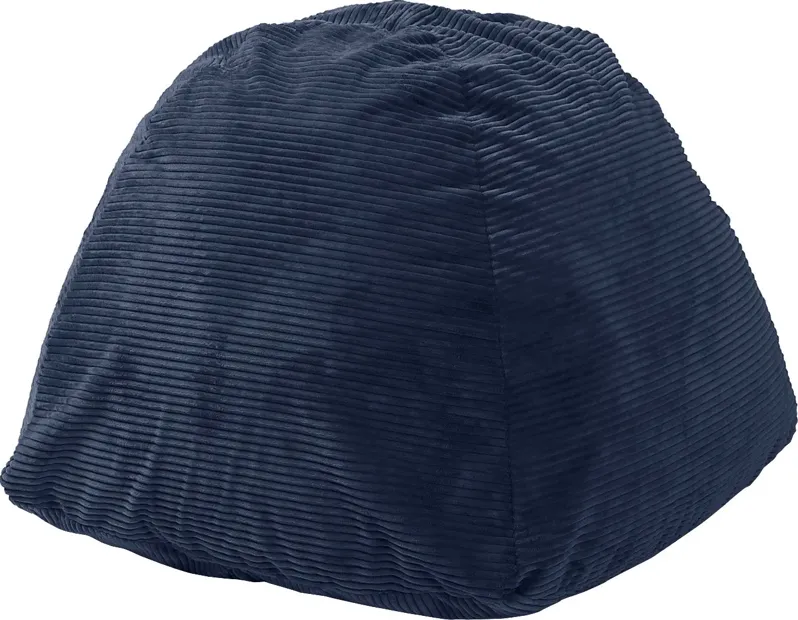 Kids Gumdrop Navy Beanbag Chair