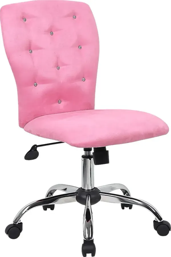 Kids Lucille Pink Desk Chair