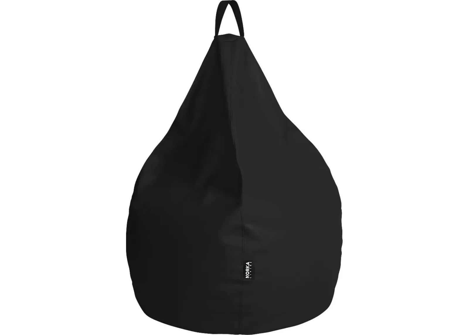 Kids Bright Drop Black Bean Bag Chair