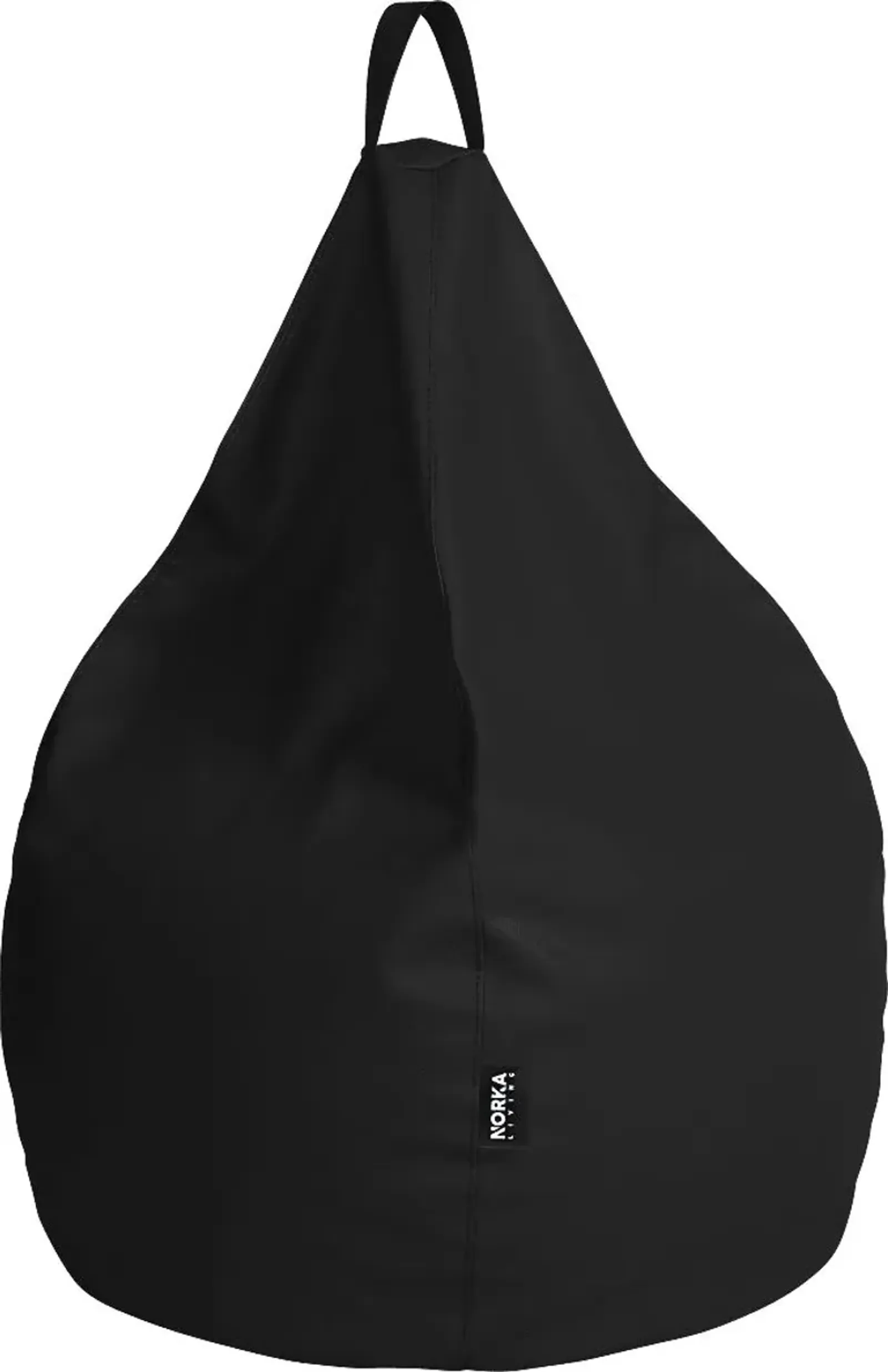 Kids Bright Drop Black Bean Bag Chair