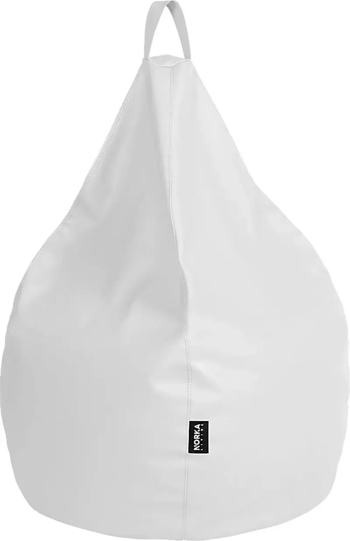 Kids Bright Drop White Bean Bag Chair