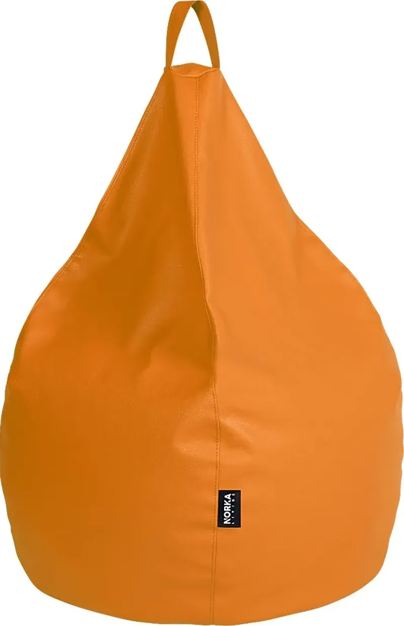 Kids Bright Drop Orange Bean Bag Chair