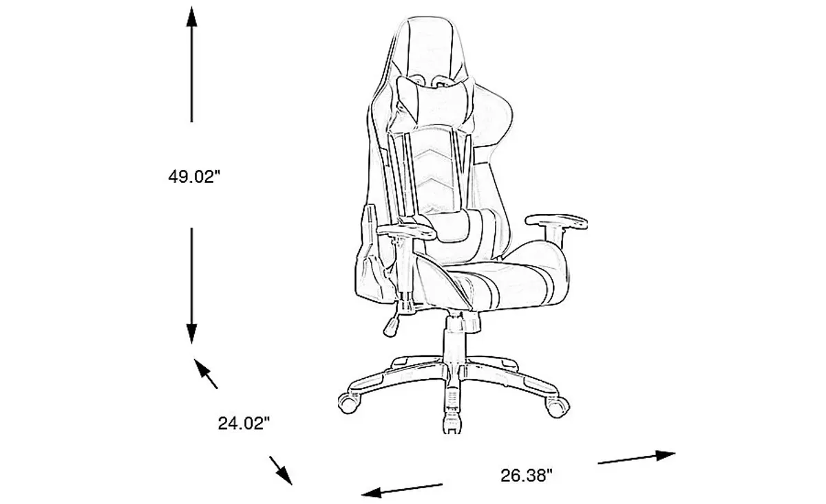 Kids RTG Quest XP Gray Desk Chair