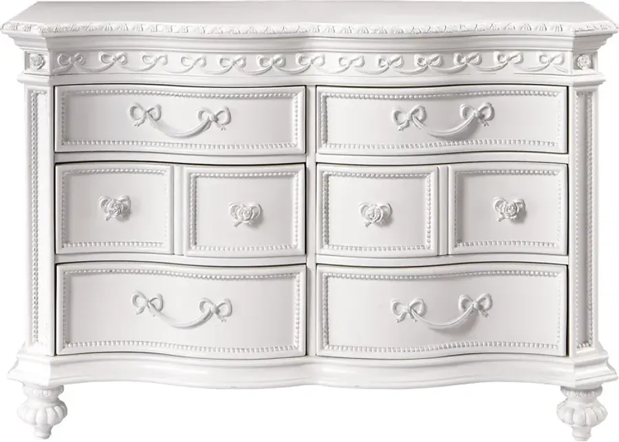 Disney Princess Fairytale White Drawer Dresser by Rooms To Go