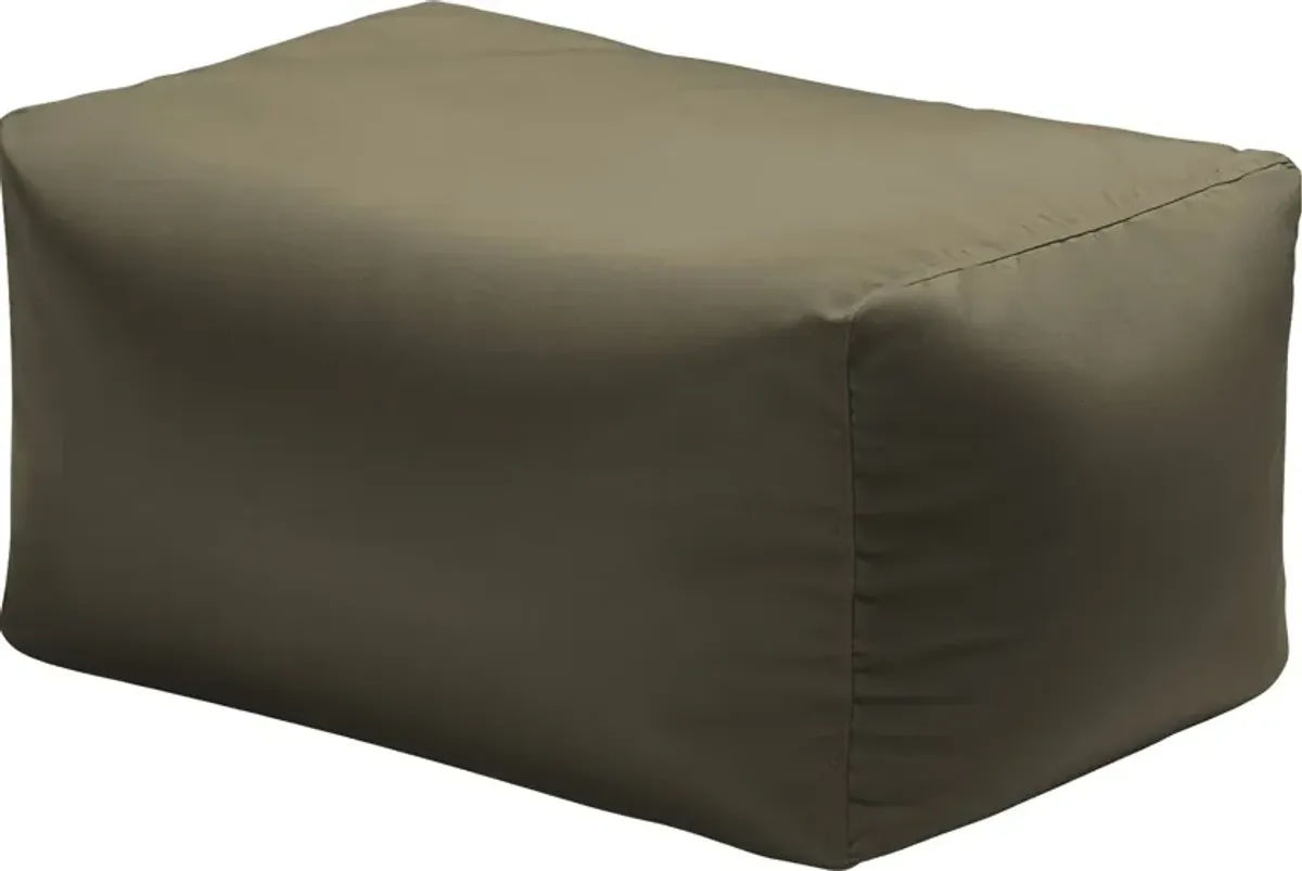 Kids Chatty Garden Taupe Indoor/Outdoor Ottoman