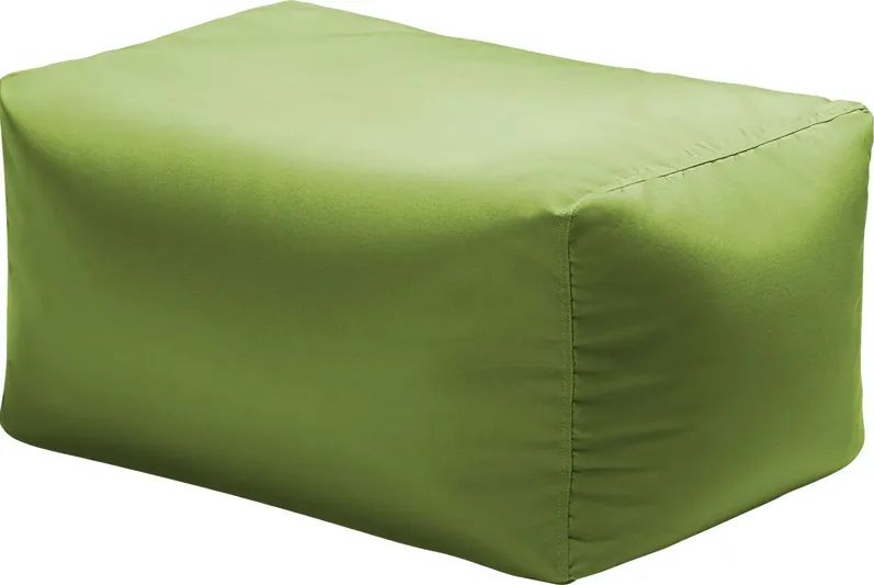 Kids Chatty Garden Green Indoor/Outdoor Ottoman