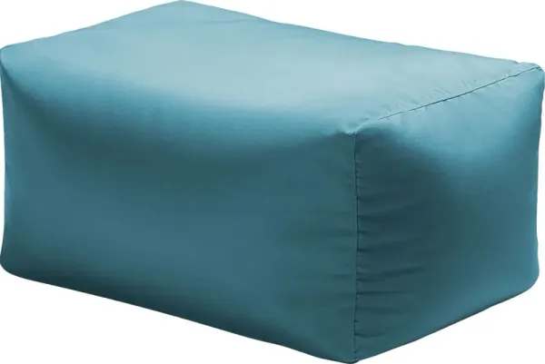 Kids Chatty Garden Blue Indoor/Outdoor Ottoman