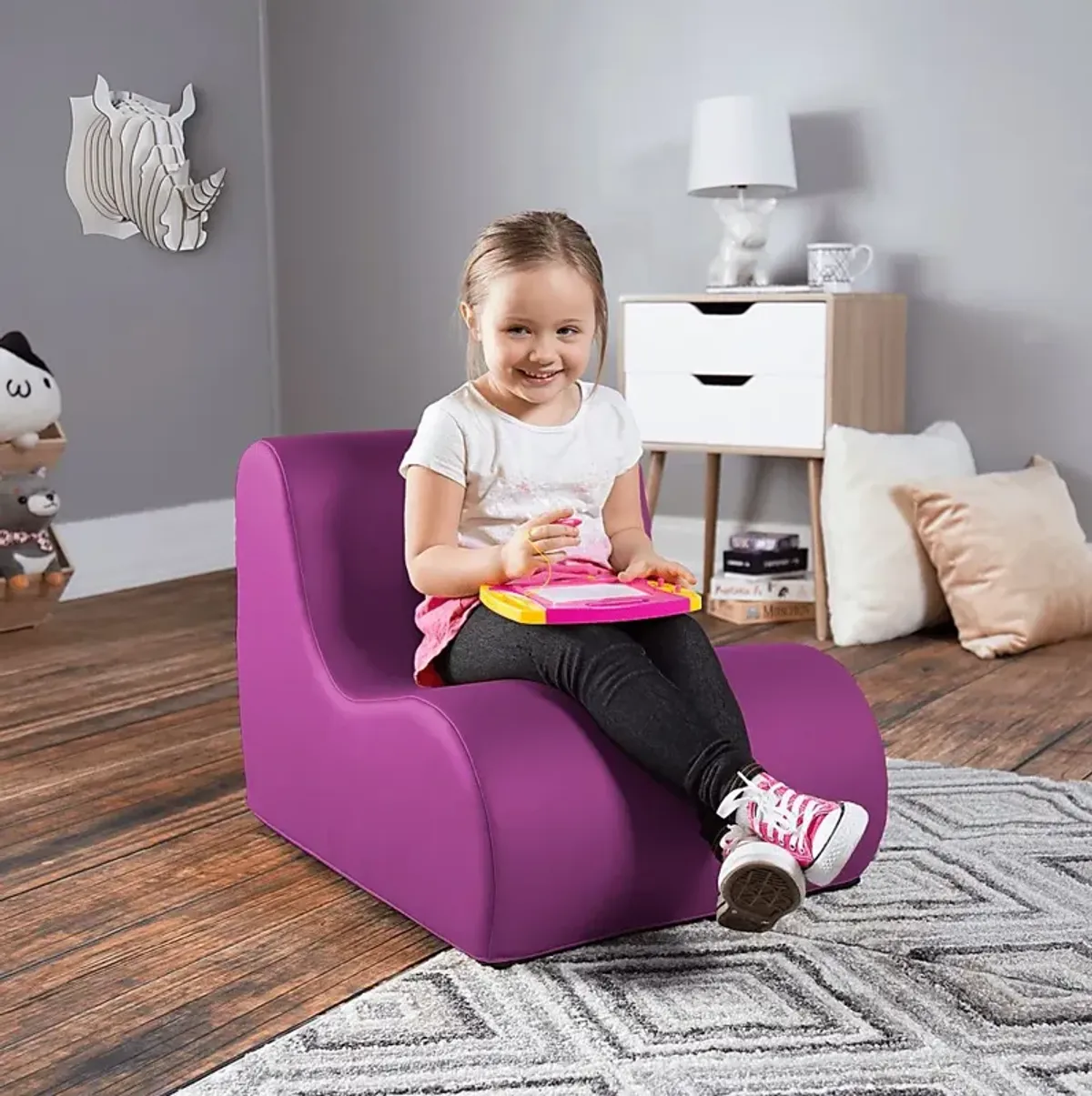 Kids Nariko Purple Small Chair