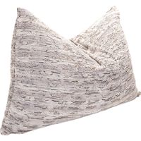 Kids Winter Dream Silver Large Faux Fur  Floor Pillow