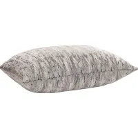 Kids Winter Dream Silver Faux Fur Floor Pillow