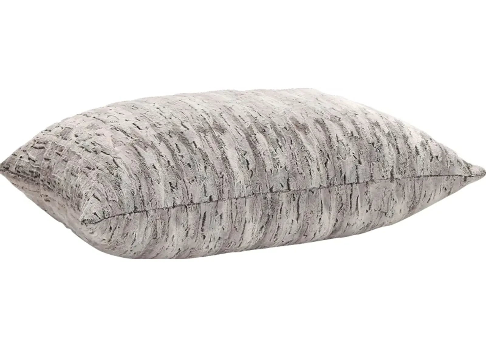 Kids Winter Dream Silver Faux Fur Floor Pillow