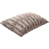Kids Winter Dream Brown Faux Fur Floor Pillow