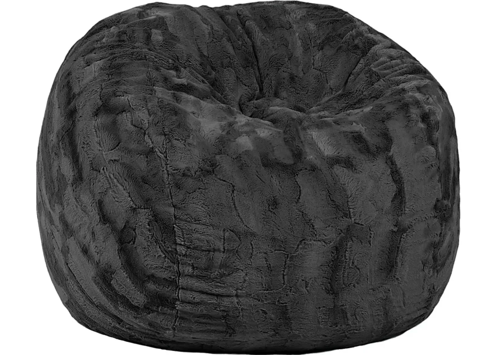 Kids Cushy Cloud Black Bean Bag Chair