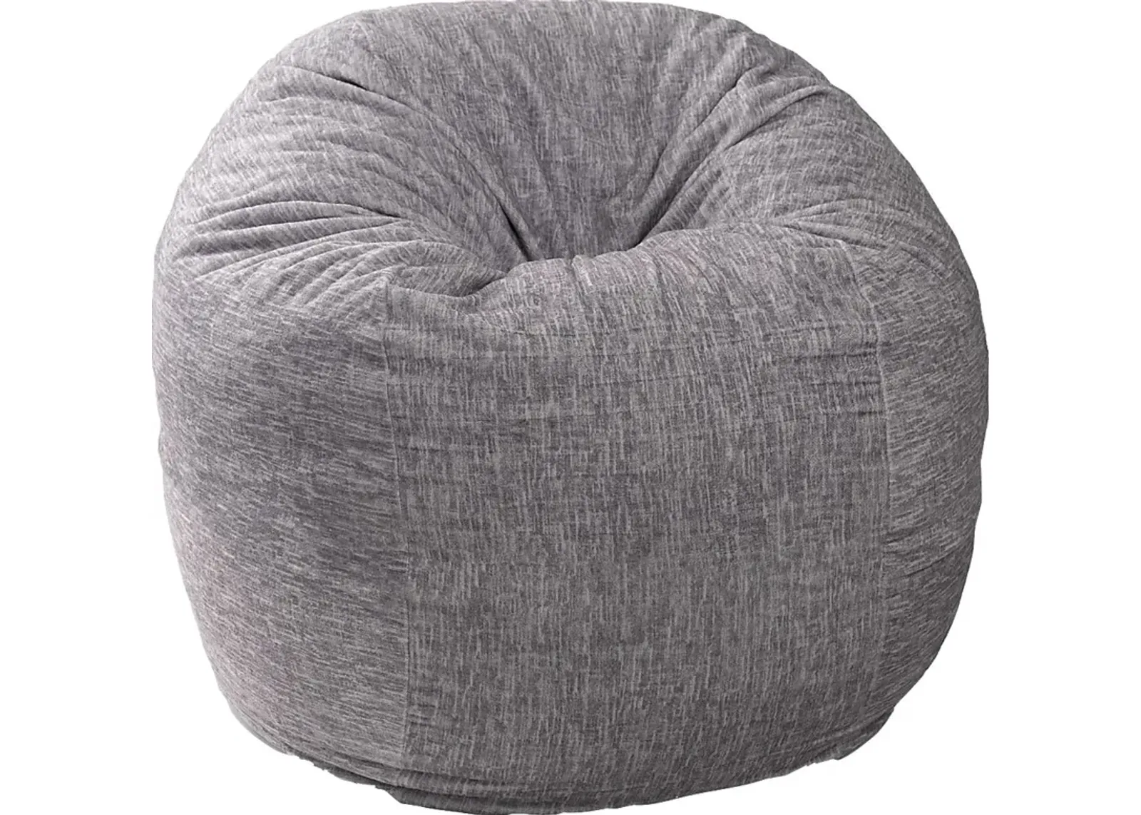 Kids Cushy Cloud L Dove Gray Bean Bag Chair