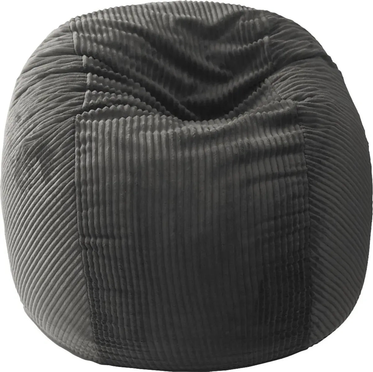 Kids Cushy Cloud L Charcoal Bean Bag Chair