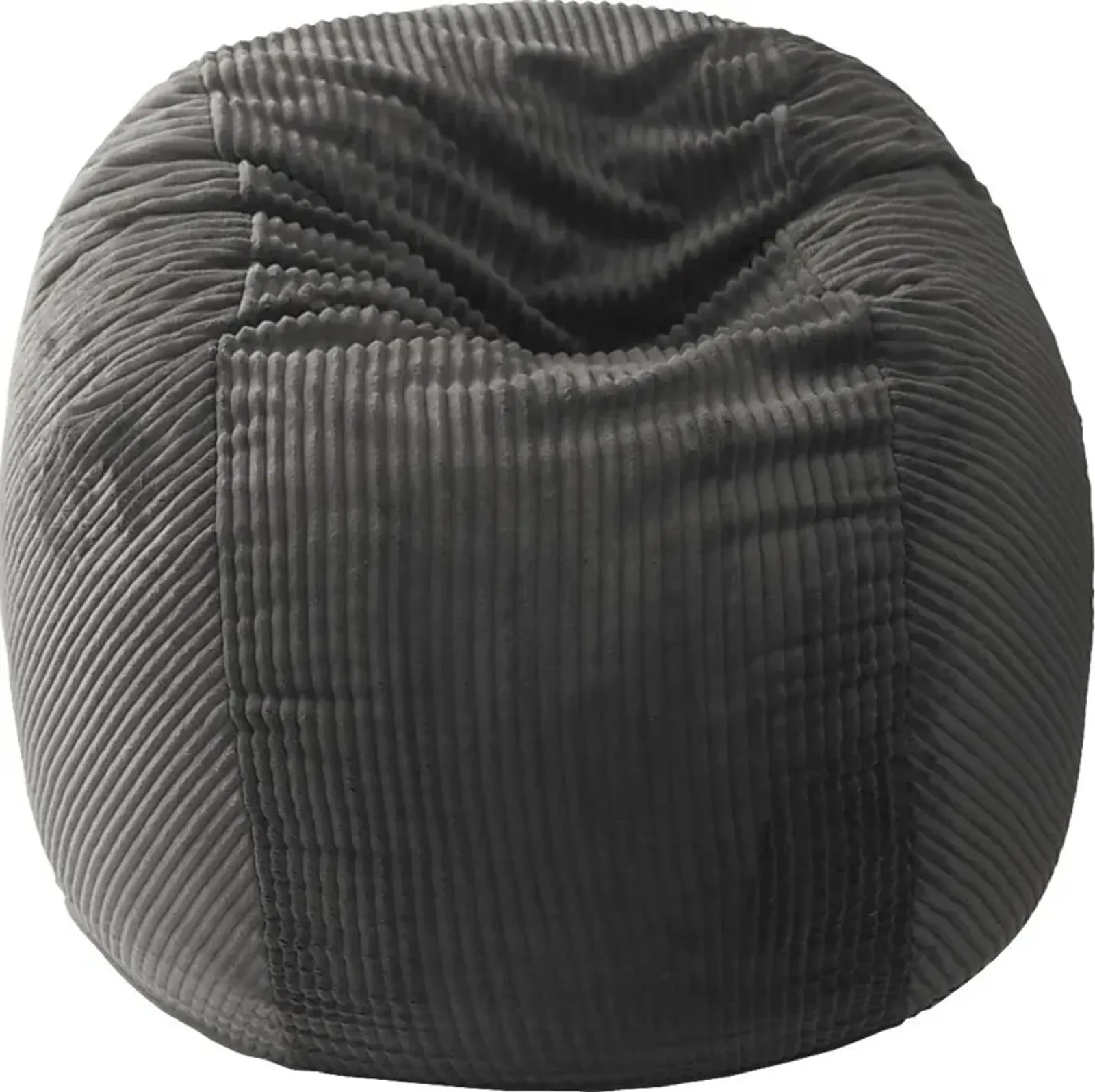 Kids Cushy Cloud L Charcoal Bean Bag Chair