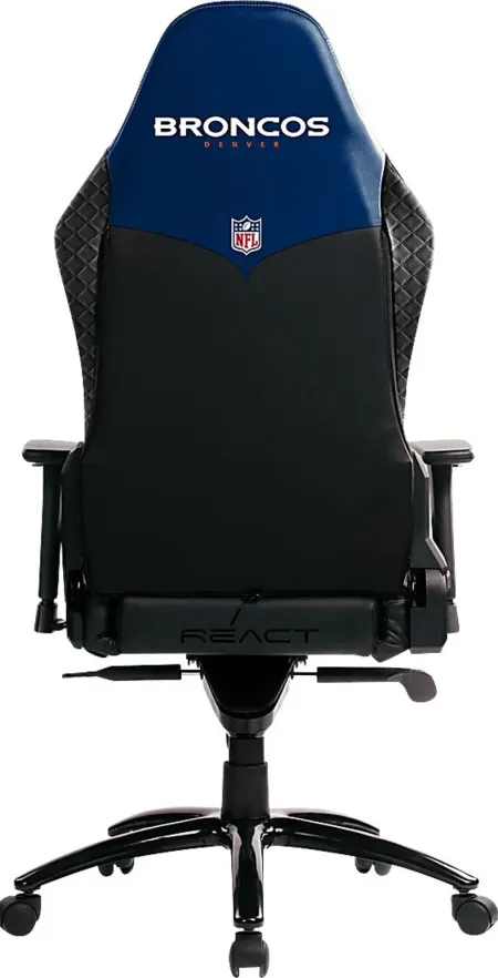 Roguelike NFL Denver Broncos Blue Gaming Chair