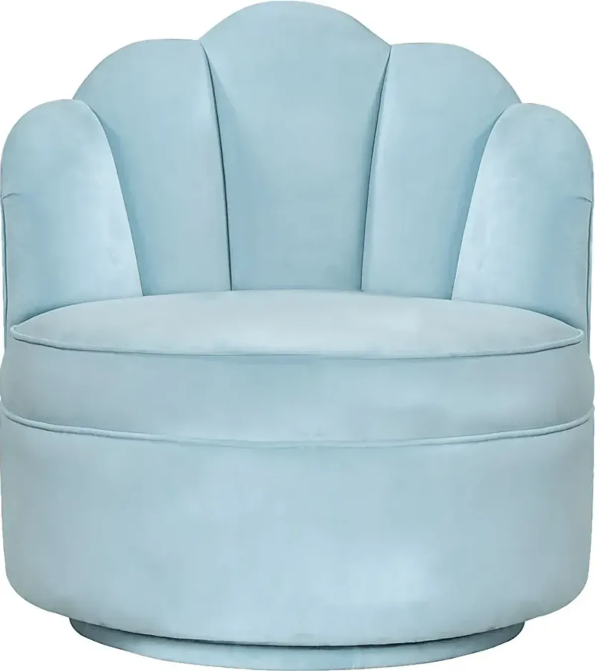 Kids Lucine Turquoise Swivel Arm Chai