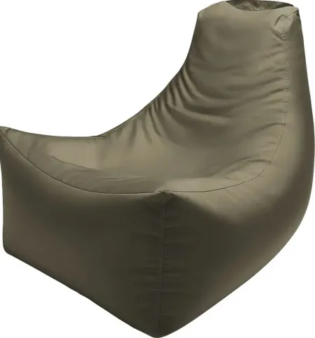 Kids Summerly Taupe Indoor/Outdoor Bean Bag Chair