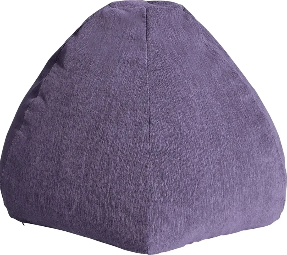 Kids Puffy Nest Purple Bean Bag Chair