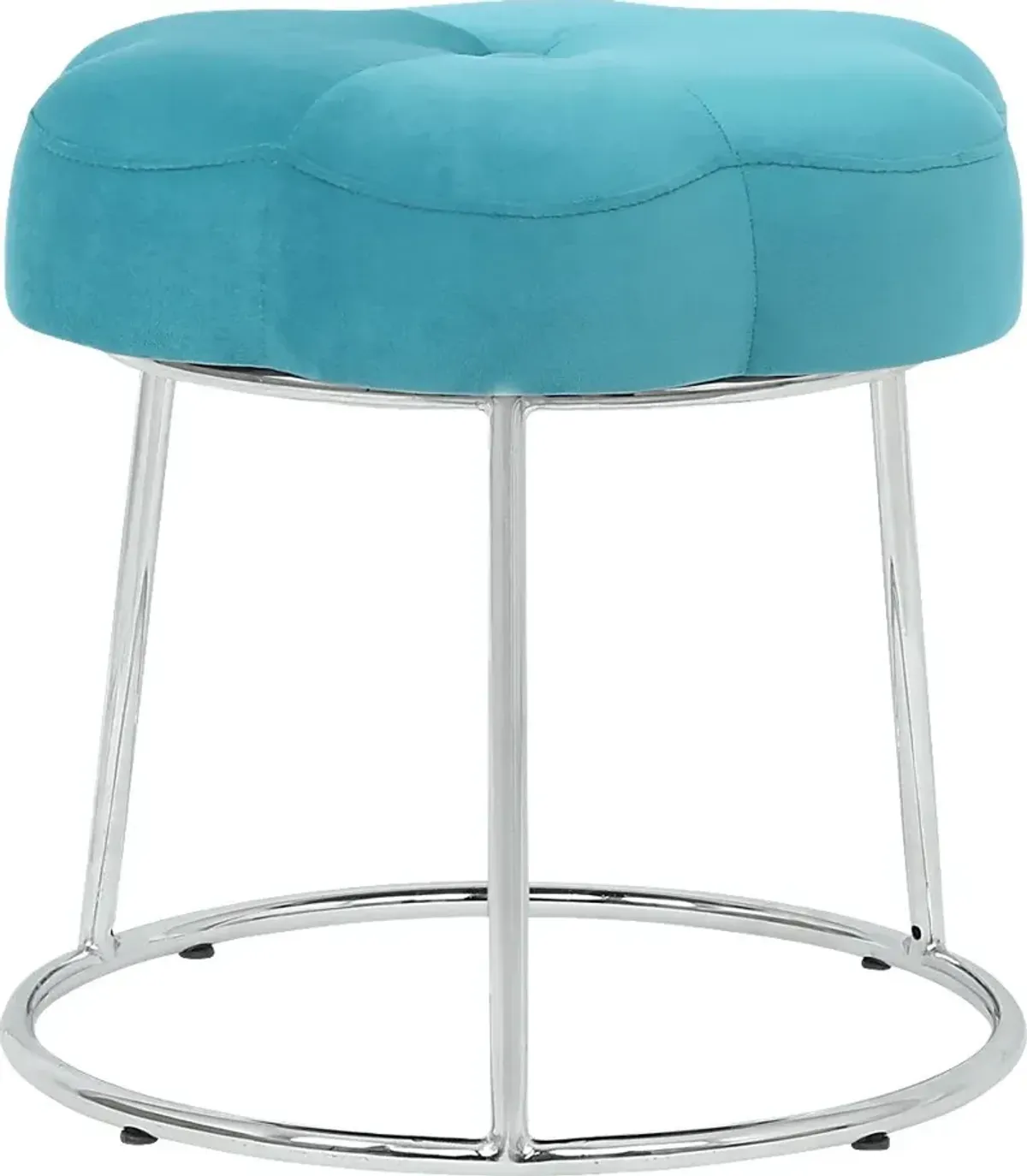 Kids Camelia Teal Vanity Stool