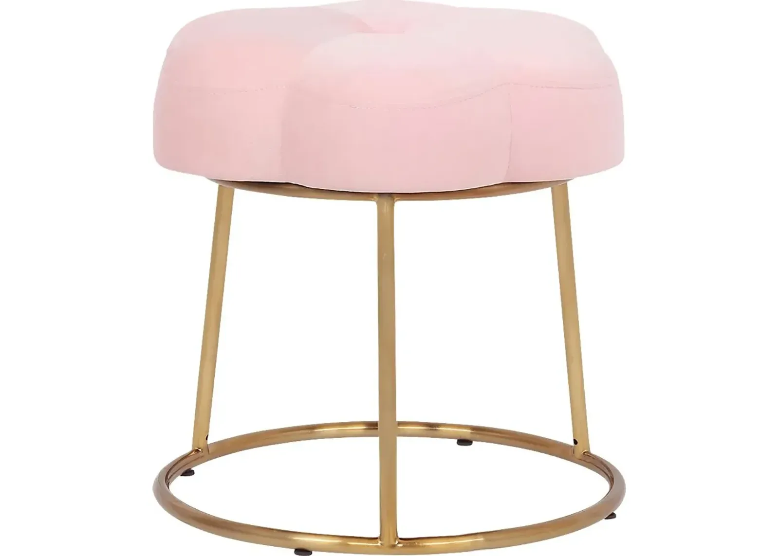 Kids Camelia Blush Vanity Stool