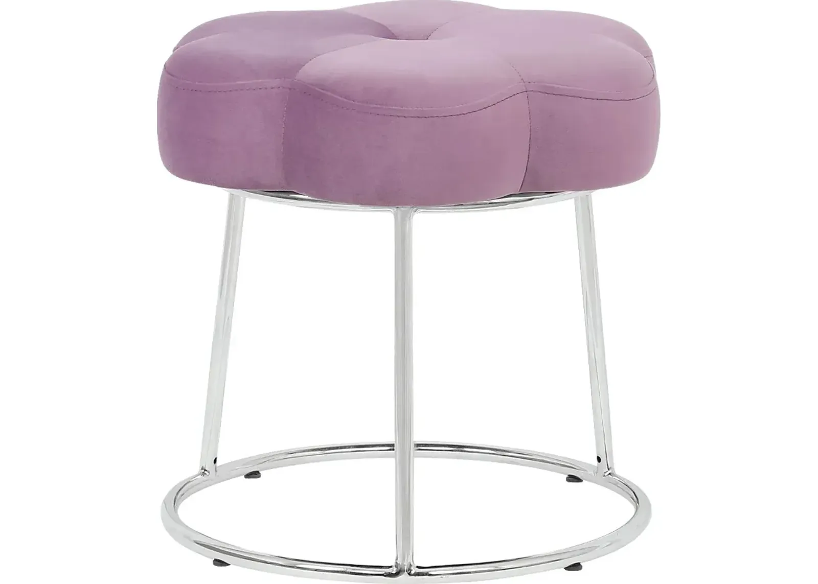 Kids Camelia Purple Vanity Stool