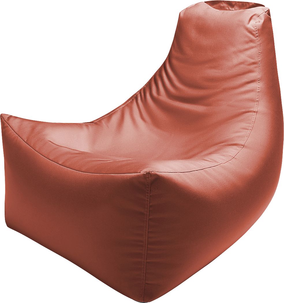 Kiri Red Polyester Fabric Bean Bag Chair - Rooms To Go