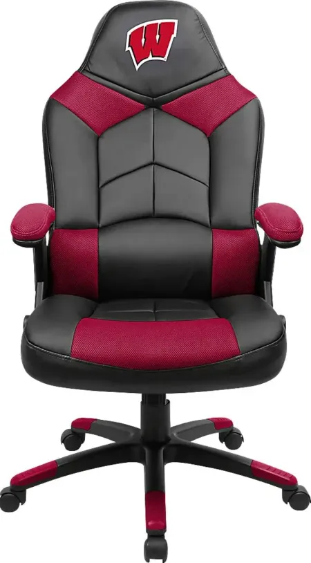 Big Team NCAA University of Wisconsin Red Oversized Gaming Chair