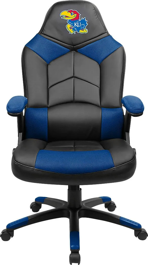 Big Team NCAA University of Kansas Blue Oversized Gaming Chair