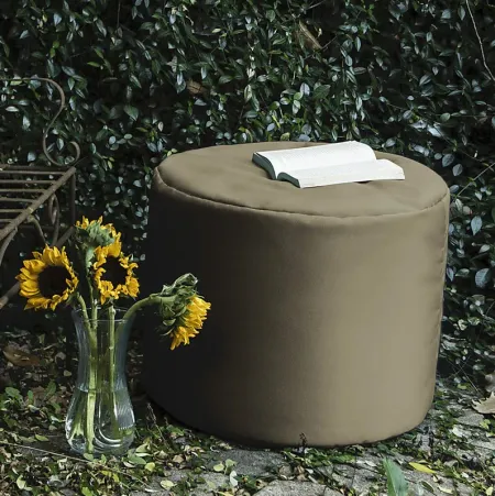 Kids Poppilly Taupe Indoor/Outdoor Ottoman