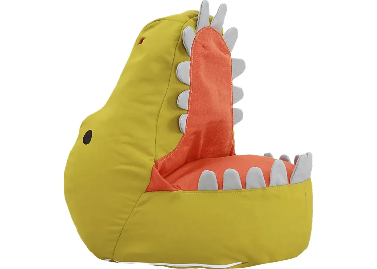 Kids Dexter Dinosaur Green Bean Bag Chair