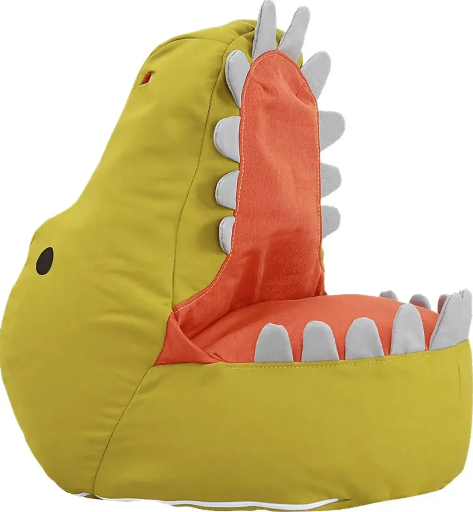 Kids Dexter Dinosaur Green Bean Bag Chair