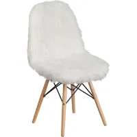 Crestmount White Accent Chair