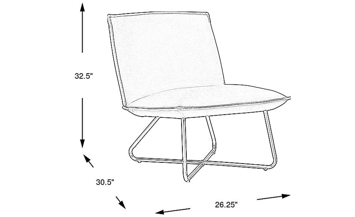 Kids Wiley Dove Gray Accent Chair