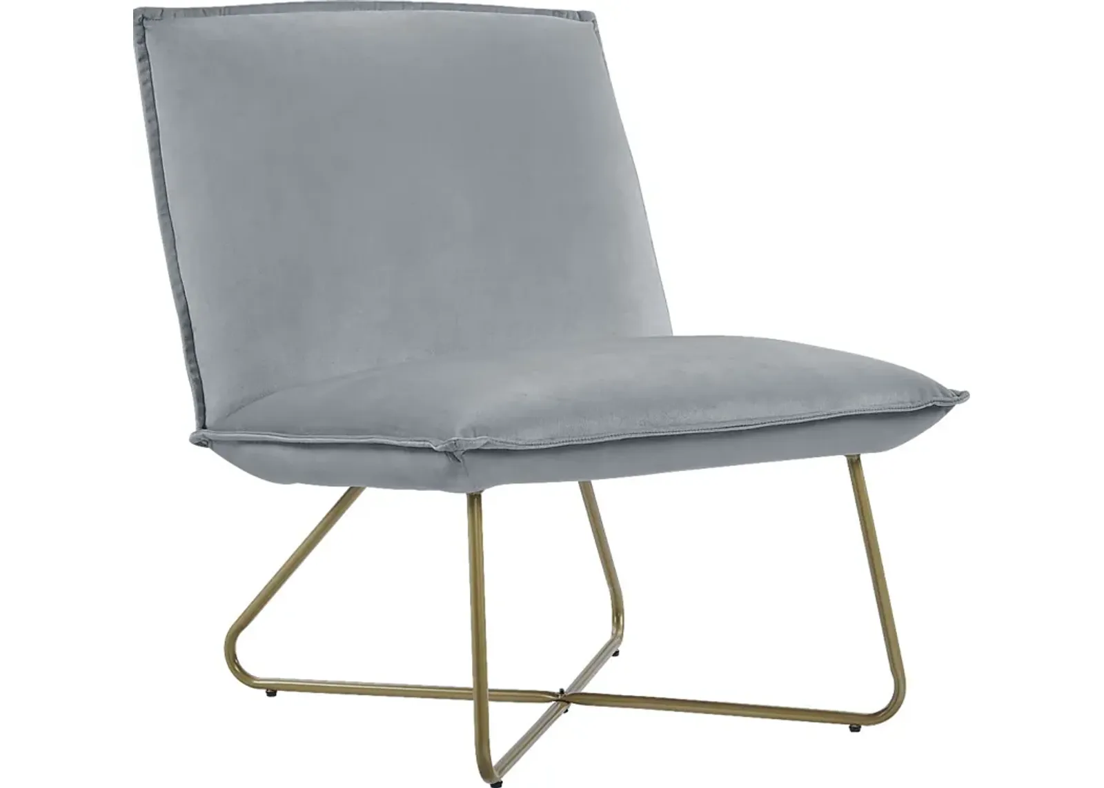 Kids Wiley Dove Gray Accent Chair