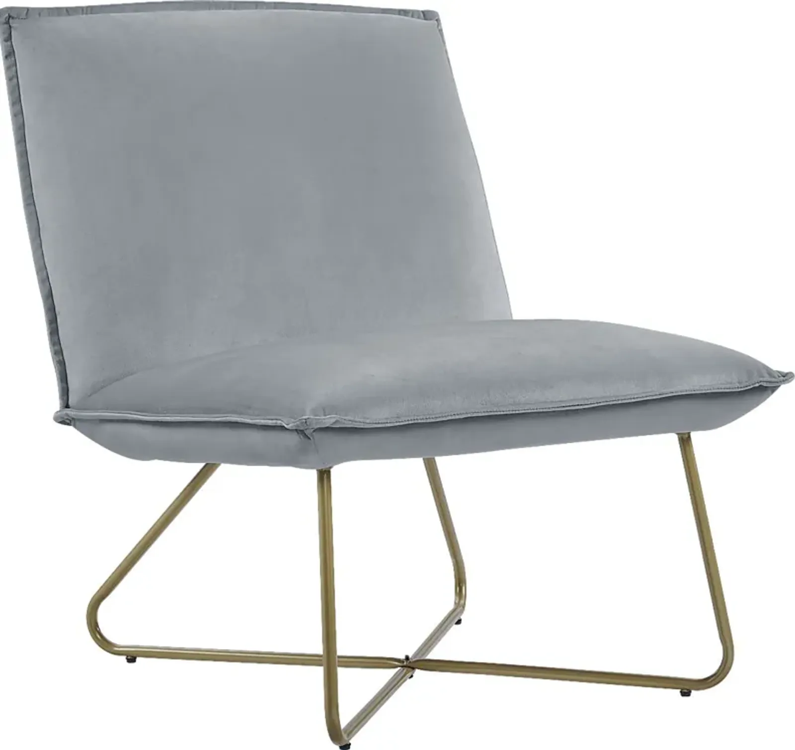 Kids Wiley Dove Gray Accent Chair