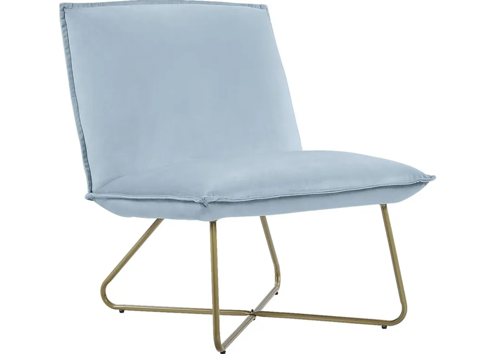 Kids Wiley Light Blue Accent Chair