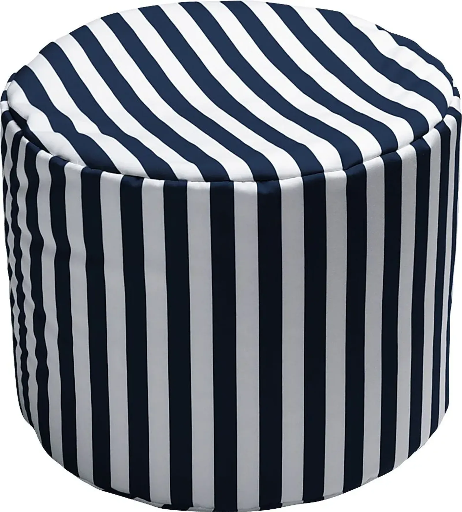 Kids Poppilly Navy/White Indoor/Outdoor Ottoman